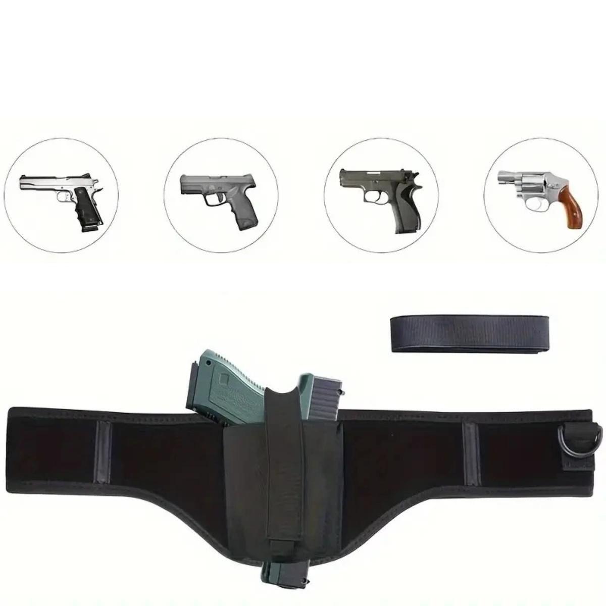 Coldre Cinta Axila Ombro 110cm Arma Pistola Revolver Tático