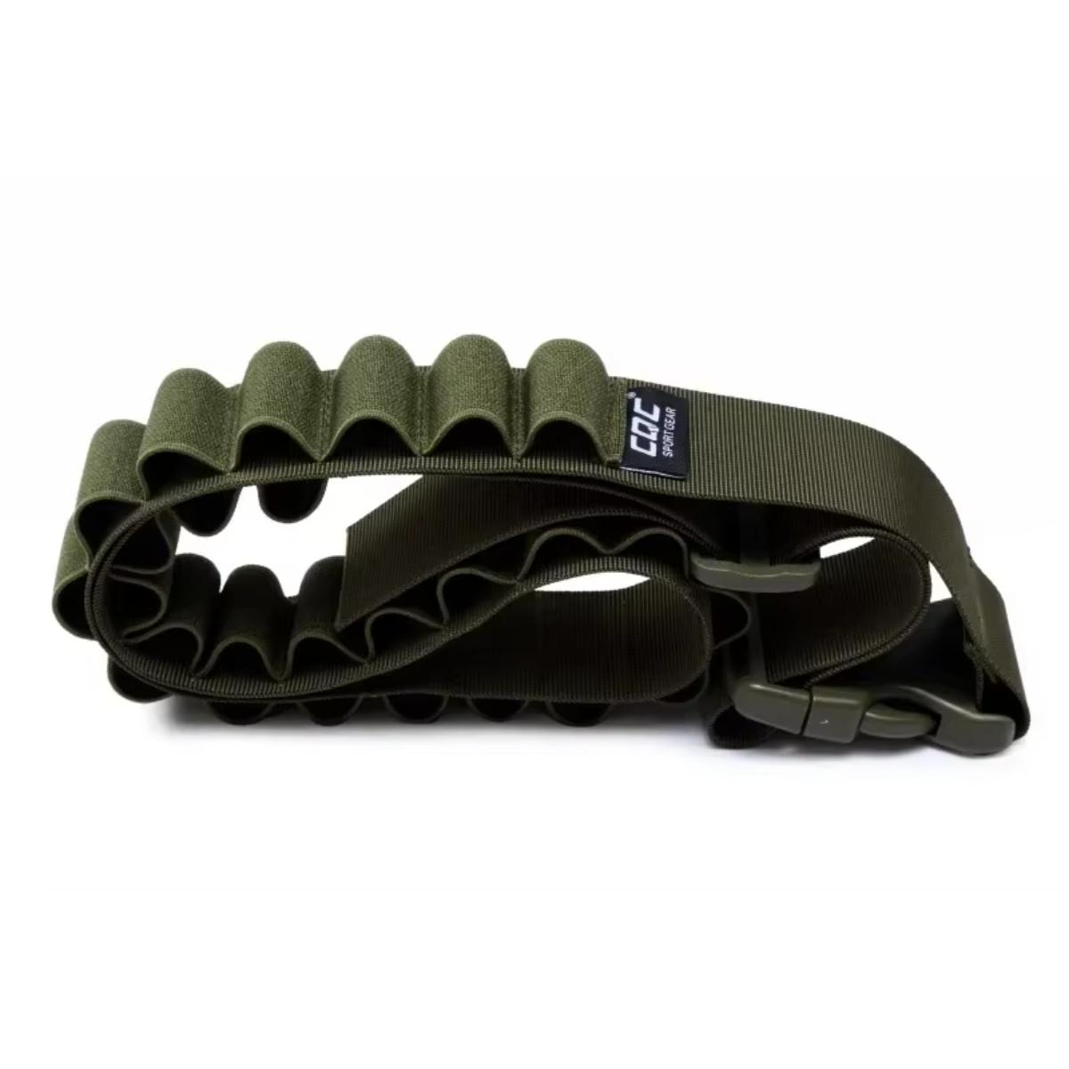 CINTO BANDOLEIRA 27 CARTUCHOS MUNIÇÃO CALIBRE 12