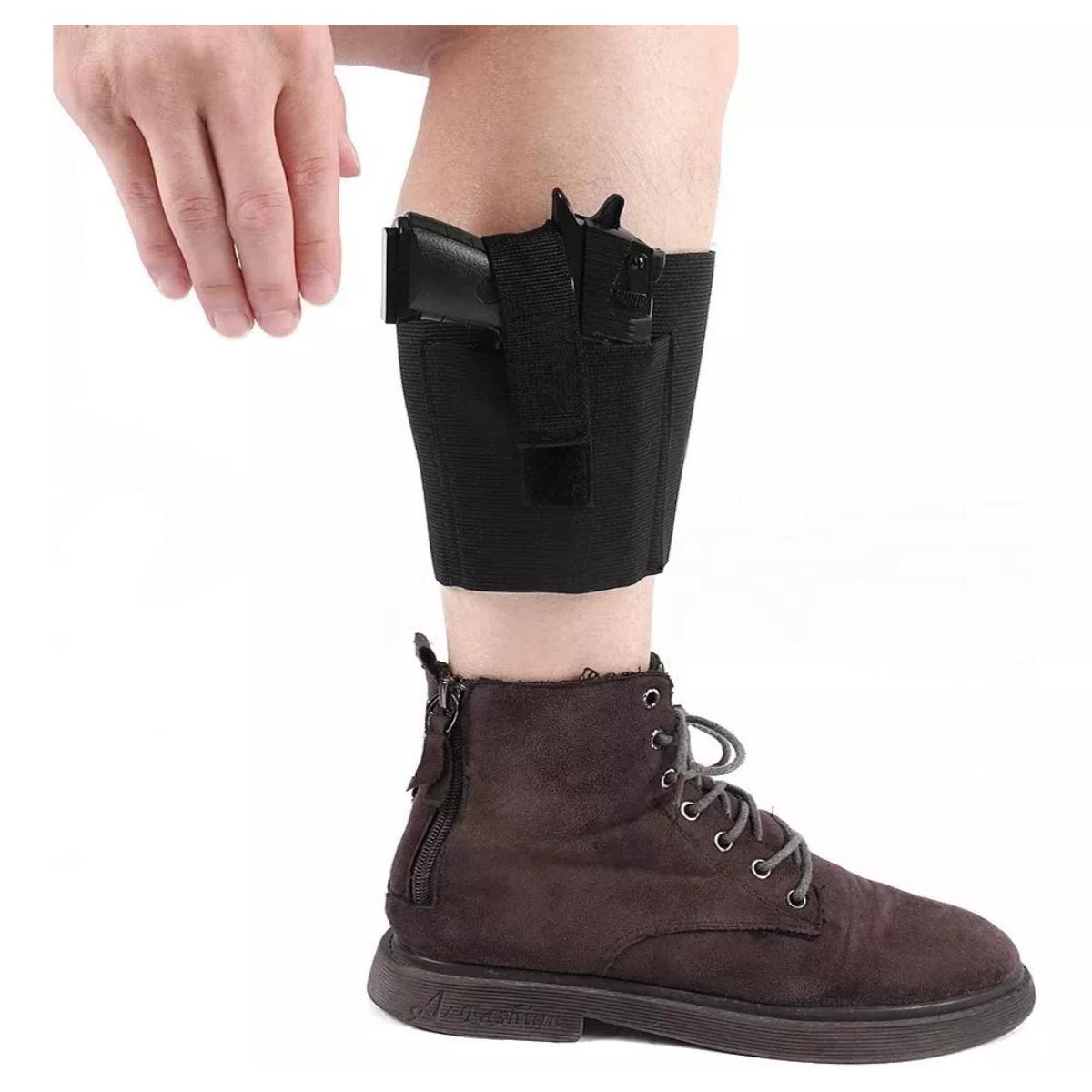 Coldre Perna Tornozelo Pistola Tatico Paisano Velado