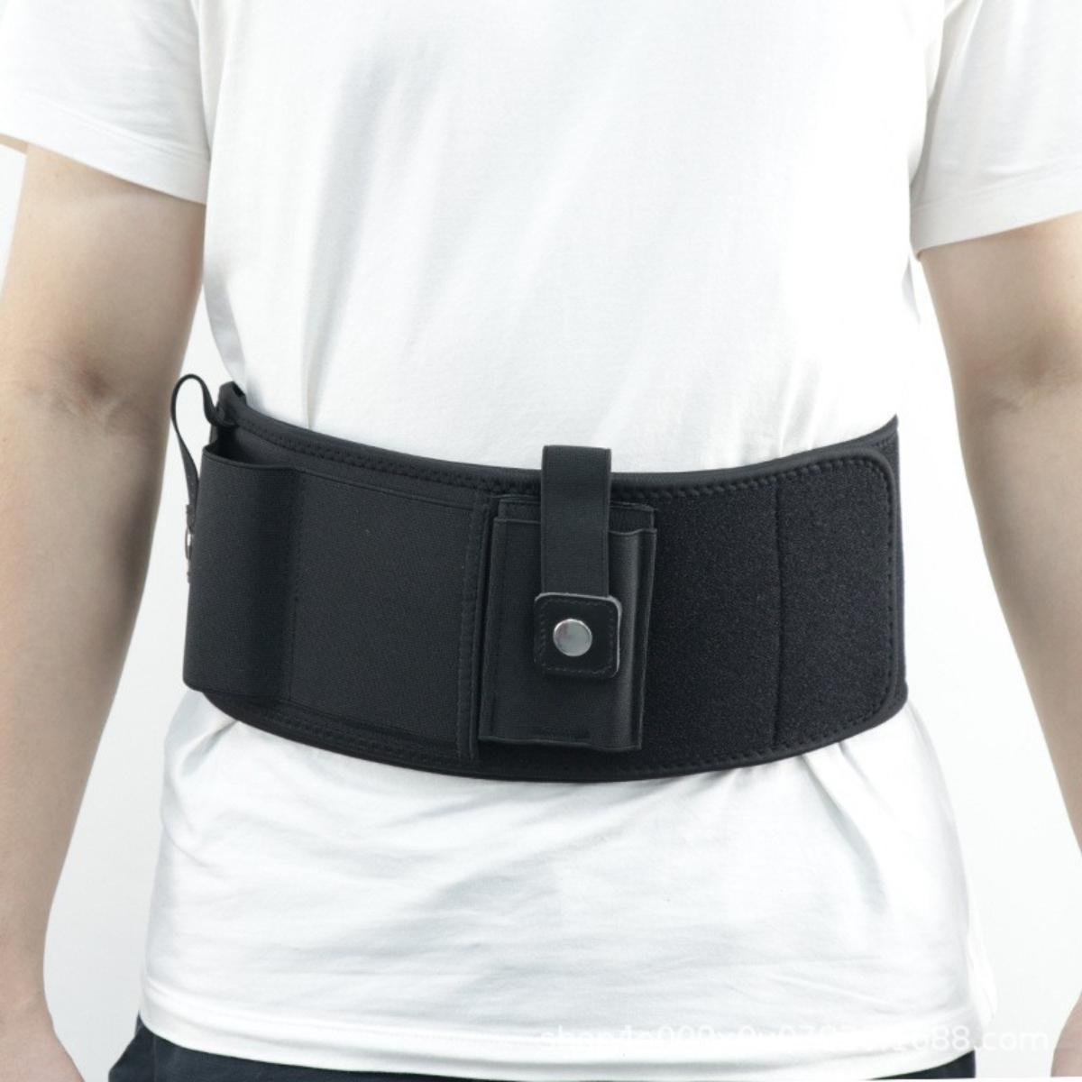 Coldre Cinta Barriga Abdomem 110cm Arma Pistola Revolver Tático