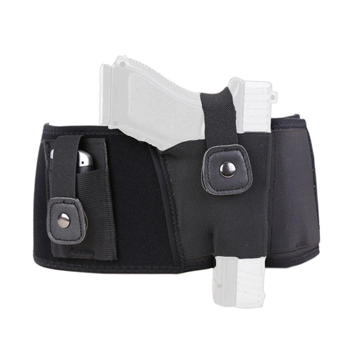 Coldre Cinta Barriga Abdomem 110cm Arma Pistola Revolver Tático