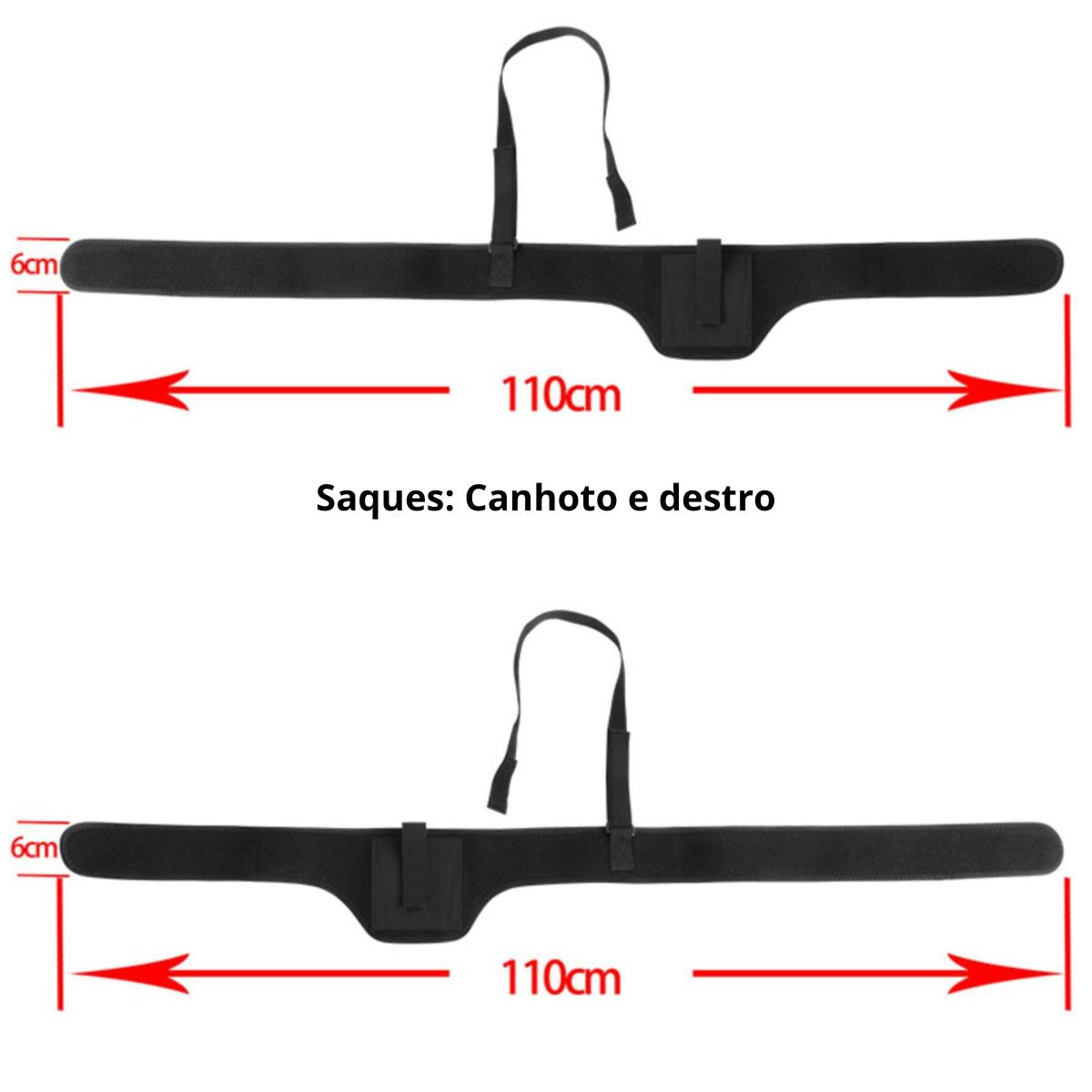 Coldre Cinta Axila Ombro 110cm Arma Pistola Revolver Tático