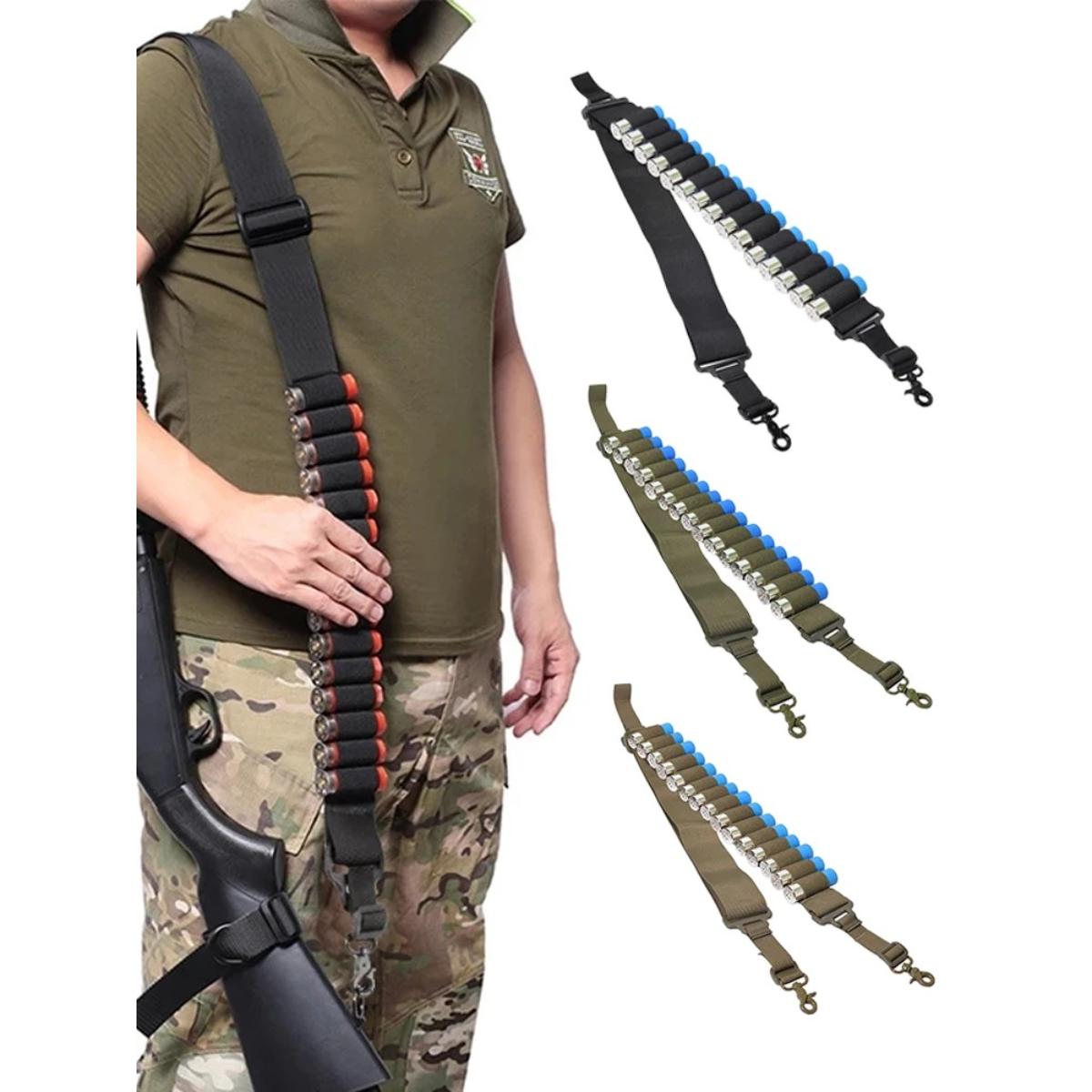 Cartucheira Bandoleira Calibre 12 Ombro 15 Cartuchos 12 Ao 20 115cm