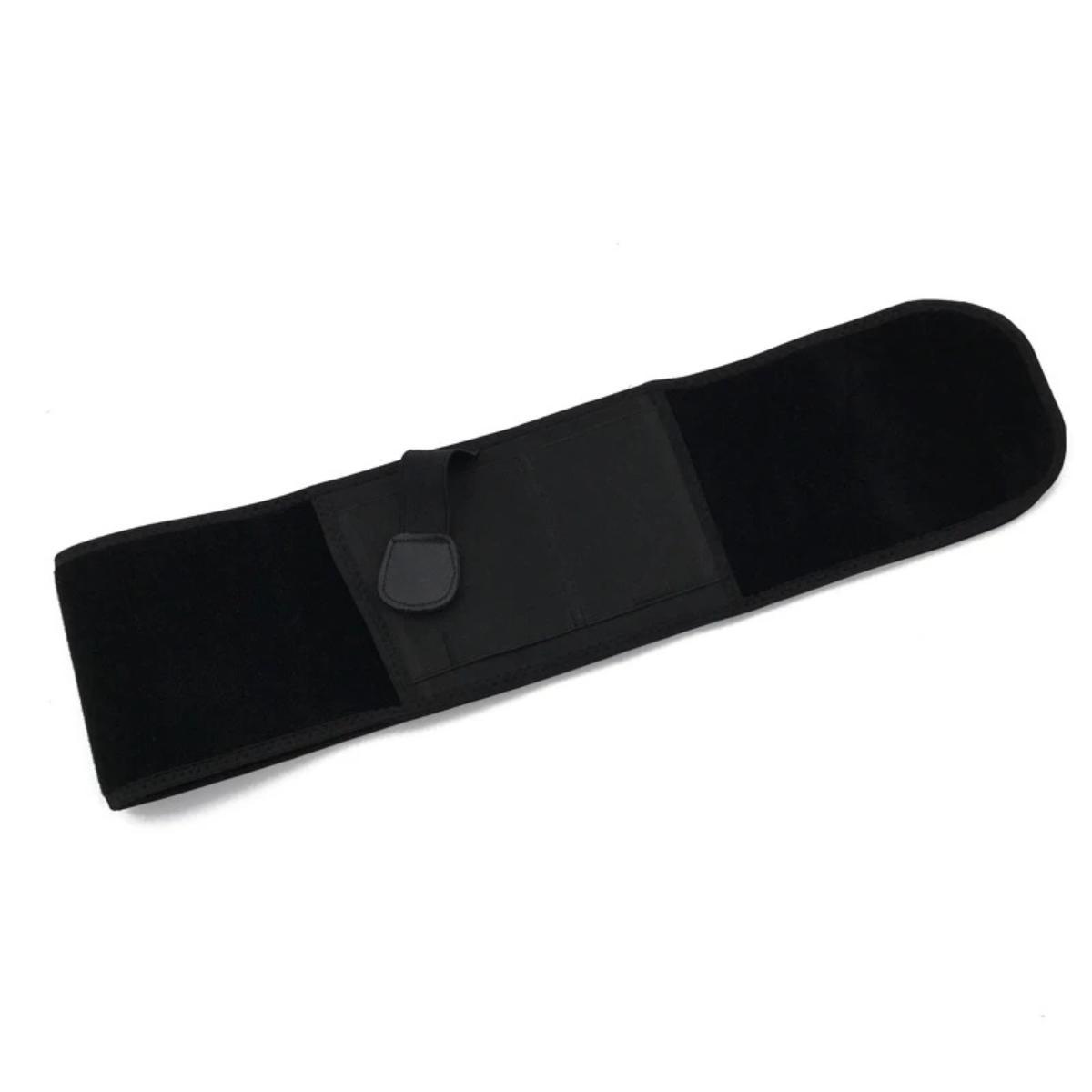 Coldre Clip Metal Cinta Barriga Abdomem 115cm Arma Pistola Revolver Tático