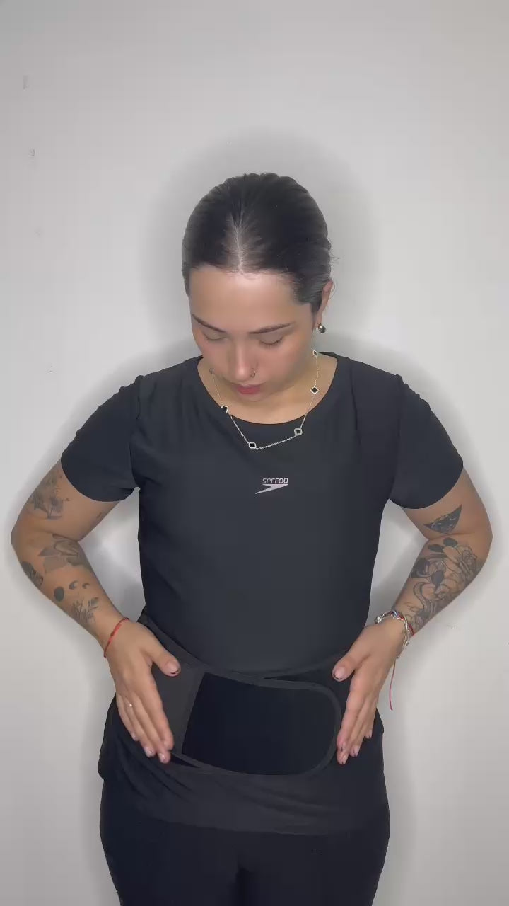 Coldre Clip Metal Cinta Barriga Abdomem 115cm Arma Pistola Revolver Tático